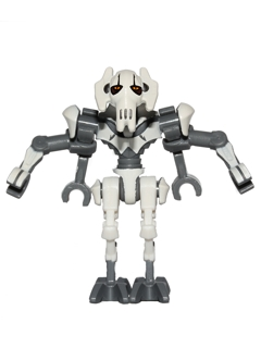 LEGO Minifigure -- General Grievous (75040)-Star Wars / Star Wars Episode 3 -- SW0515 -- Creative Brick Builders